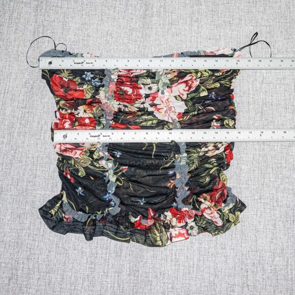 Molly Goddard $350 Printed Mesh Elasticated Tube Top size 10US 14UK - Picture 9 of 9